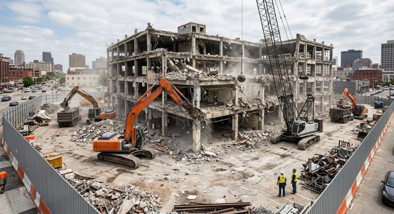 Commercial Building Removal in Bergen County, NJ