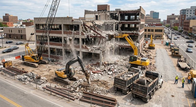 Factory Demolition in Houston, TX